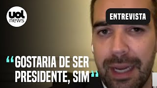 Eleições Eduardo Leite diz ter vontade de ser presidente já fui prefeito e governador [upl. by Aissela117]