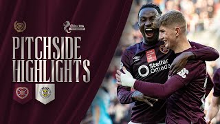 Hearts hit Buddies for four  Hearts 40 St Mirren  Alt Highlights [upl. by Nanreh]