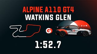 Watkins Glen 1527  Alpine A110 GT4  GO Setups  ACC 195 [upl. by Silda306]