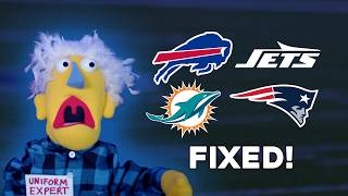 Fixing Every AFC East Teams Uniform [upl. by Ylil]