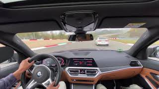 BMW M340i xDrive on Nürburgring Grand  Prix  Track POV [upl. by Arykat787]