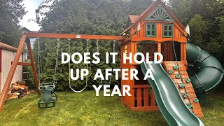 Gorilla Playset review one year later DOES IT HOLD UP [upl. by Eusassilem919]