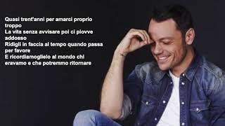 Tiziano Ferro  Potremmo ritornare lyrics [upl. by Aicil643]