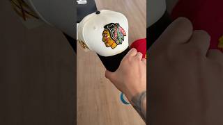 NHL FITTEDS🙌👏Blackhawks fittedhats [upl. by Trilby]