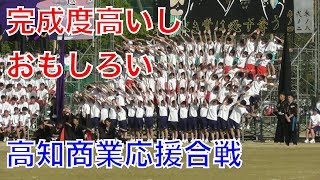 高知商業高校 体育祭 応援合戦（桃・紫・黒・青）めちゃくちゃ揃ってます！ [upl. by Sprung]