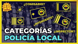 Guía Completa de ESCALAS CATEGORÍAS y DIVISAS de la Policía Local policia oposiciones [upl. by Zednanref]