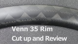 Venn 35 Filament Wound Rim Cut up and Review [upl. by Blinny]