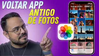 Descubra Como Retornar ao APP ANTIGO de FOTOS no iPhone [upl. by Santana]