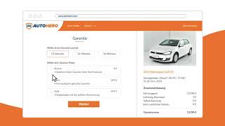 Deine OnlineBestellung bei Autohero [upl. by Hooper]