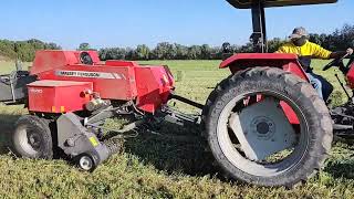 Empacadora Massey Ferguson 1840 Poniéndola a prueba [upl. by Verras]