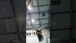 Reckoner  Radiohead  Aerial Hoop aerial [upl. by Adas151]