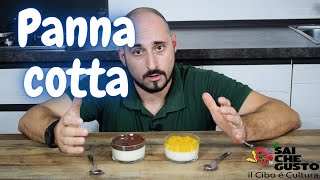 Panna Cotta  Dolce al cucchiaio  Panna cotta al mango  Panna cotta al cioccolato fondente [upl. by Nael]