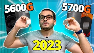 RYZEN R5 5600G OU RYZEN R7 5700G  EM 2023  QUAL ESCOLHER E POR QUE [upl. by Olram]