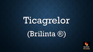 Ticagrelor pronunciation How to say Brilinta [upl. by Emma]