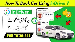 How To Book Car In Indriver  Indriver Par Car Book Karne Ka Tarika [upl. by Cyrus763]