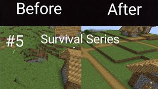 5 Minecraft Survival Series  Upgrading Village  Md Razin Gaming [upl. by Franck]