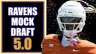 Baltimore Ravens Mock Draft 50 PostCombine [upl. by Vine374]