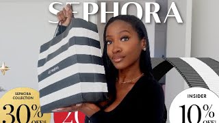 Sephora Savings Event Haul Makeup Skincare Bodycare  Fragrance l Too Much Mouth [upl. by Mohammad306]