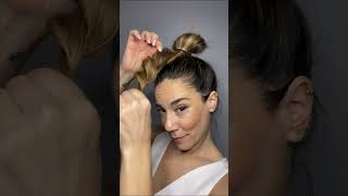 Easy high bun paso a paso para hacer un rodete fácil [upl. by Yrrab669]