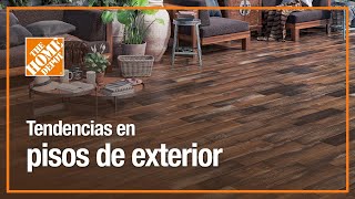 Conoce las tendencias en pisos de exterior  Pisos [upl. by Tayib]