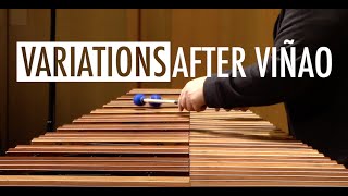 quotVariations after Viñaoquot by Gene Koshinski twomallet marimba solo [upl. by Enyamrahs151]