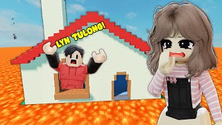 RUN THE FLOOR IS LAVA in ROBLOX Tagalog [upl. by Aria]