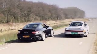 Porsche 959 vs Porsche 911 Turbo S 997 [upl. by Adnov]