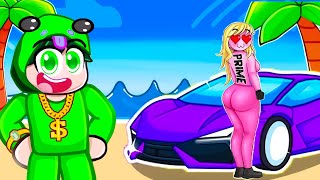 Rizzing Up SUS Prime Woman With The Most EXPENSIVE CAR In Roblox Driving Empire [upl. by Enneiviv541]