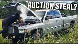 Will it start We bought a RARE TRUCK at auction for CHEAP [upl. by Dnaleel683]