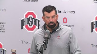 Ryan Day pregame press conference  Ohio StateMichigan State week [upl. by Eelinnej]