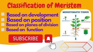 Classification of Meristematic tissue Urdu Hindi by Mushtaq saqib [upl. by Netsew]