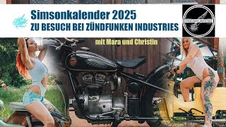 Simsonkalender 2025  Zu Besuch bei Zündfunken Industries [upl. by Khorma]