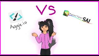 Paint Too Sai vs Aggie io my thoughts [upl. by Nimajaneb58]