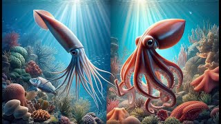 Squids vs Octopuses Understanding Their Differences [upl. by Sinnoda]