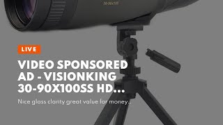 Video Review Visionking 3090x100SS HD Spotting Scope Large Ocular Monoculars Telescope [upl. by Bergen]