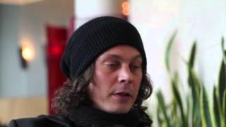 Ville Valo Interview Qstock Festival Finnish 27072013 [upl. by Obmar]