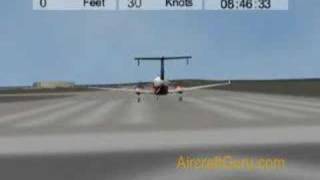 Beech 1900 Air Midwest Departure Crash NTSB Animation [upl. by Dorehs]