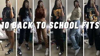 10 Back to School Outfits 2020  Casual Streetwear [upl. by Morette]