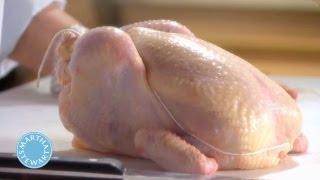 Trussing a Chicken⎢Martha Stewart [upl. by Yroc699]