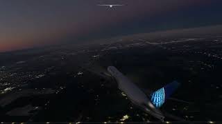 B777300ER quotPMDGquot Landing In Toronto Canada [upl. by Shiverick726]