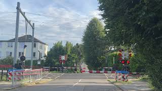 Spoorwegovergang HouthemSint Gerlach Valkenburg  Dutch Railroad Crossing [upl. by Sy]