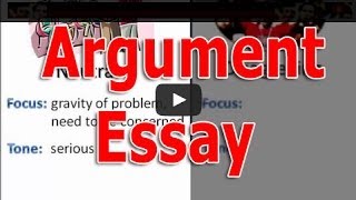 How to Write an Argument Essay A Persuasive Paper with Arguments [upl. by Gaw698]