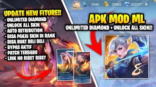 APK MOD ML UNLIMITED DIAMOND TERBARU 2024  UNLOCK ALL SKIN [upl. by Ahsenit904]