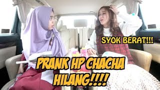 PRANK HP CHACHA HILANG RICIS DIBENTAK HABISHABISAN [upl. by Eelymmij]