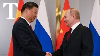 Putin meets Xi Jinping at Kazakstan conference [upl. by Suoicul]