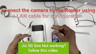 CPPLUS CPV32G 4G SIM Based Camera configuration LAN Cable 4gcamera ezviz cpplus imou dahua [upl. by Dnaltiac725]