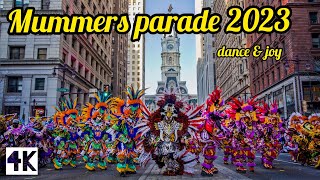 Mummers Parade 2023 4k Full version of the Biggest Mummers Parade 2023 worldwide PhiladelphiaUSA [upl. by Ayekram]