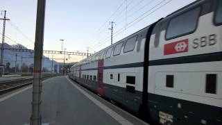 SBB InterCity 577 to Chur leaving Sargans in HD [upl. by Stieglitz]