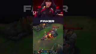 Faker 🤜 ZEKA EZGAME shorts [upl. by Adnohs461]