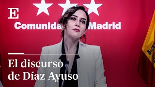 Comparecencia COMPLETA de AYUSO por un supuesto ESPIONAJE en el PP  EL PAÍS [upl. by Guenna369]